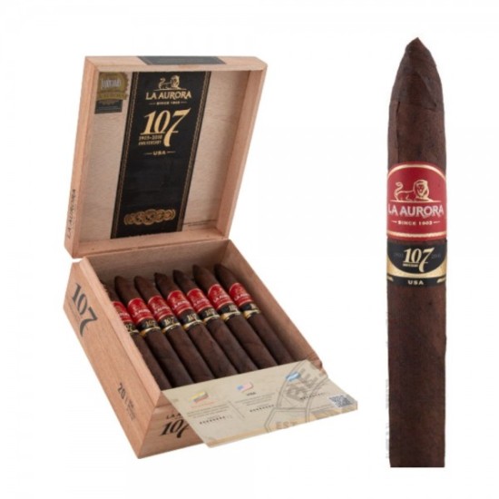 La Aurora 107 Maduro Belicoso (20)