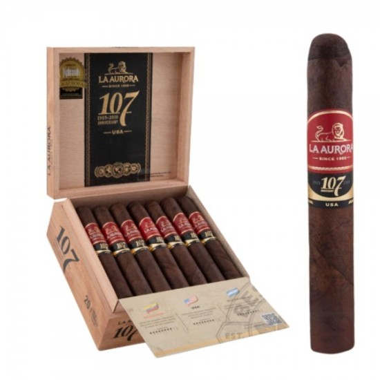 La Aurora 107 Maduro Robusto (20)