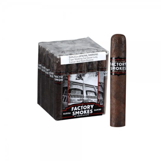 Drew Estate Factory Smokes Maduro Robusto (25)