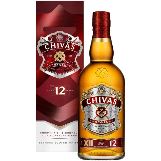 CHIVAS REGAL 12 YO 0.7L CUTIE CARTON 40%