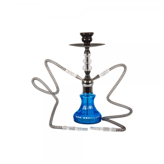 Akaba Shisha 40 cm 2 hoses (blue/black)
