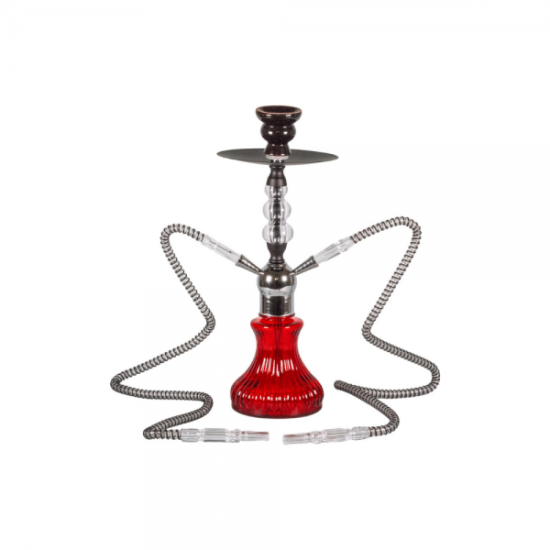 Akaba Shisha 40 cm 2 hoses (red/black)