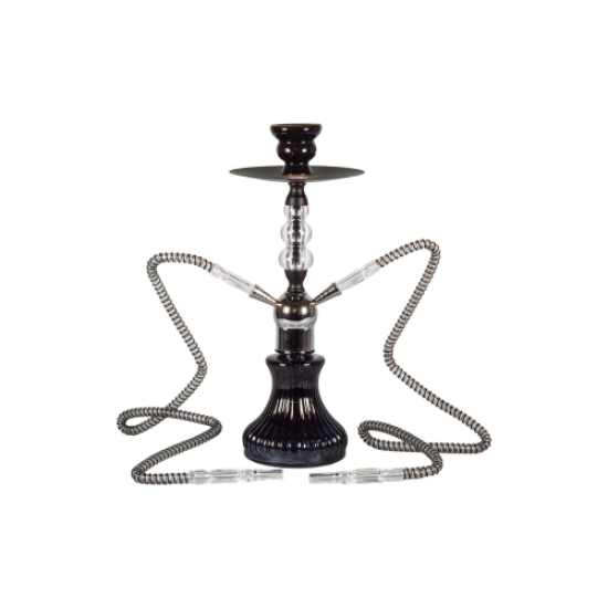 Akaba Shisha 40 cm 2 hoses (black)
