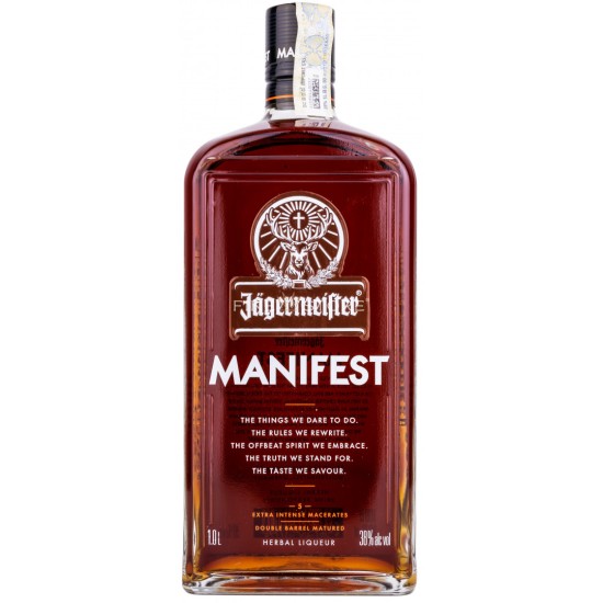 JAGERMEISTER MANIFEST 1L 38%