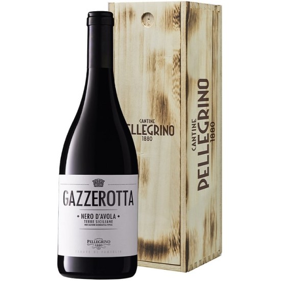 Gazzerotta Nero d'Avola DOC Sicilia 3l cutie lemn