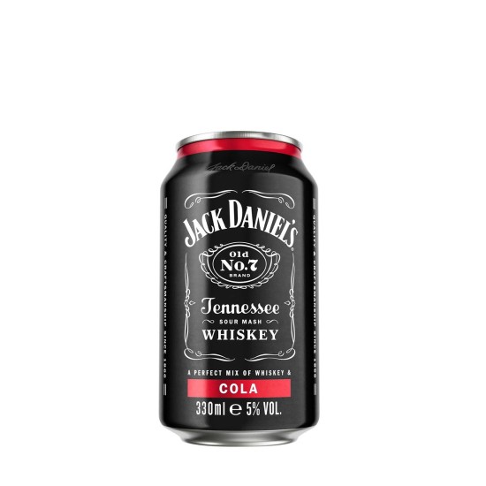 JACK DANIEL`S COLA 0.33L 5%